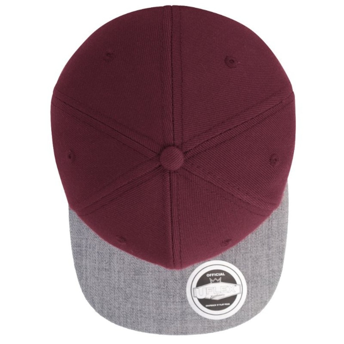 Burgundy/Grey top