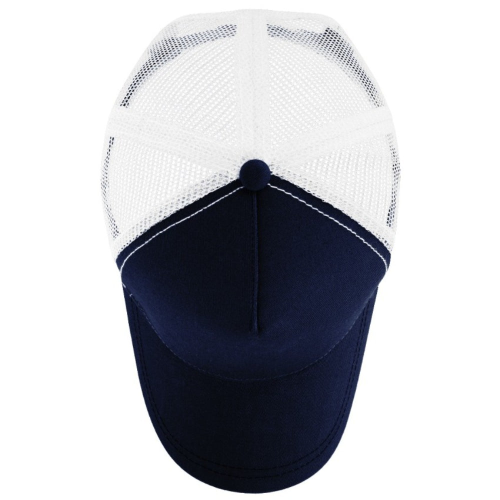 Navy/White top