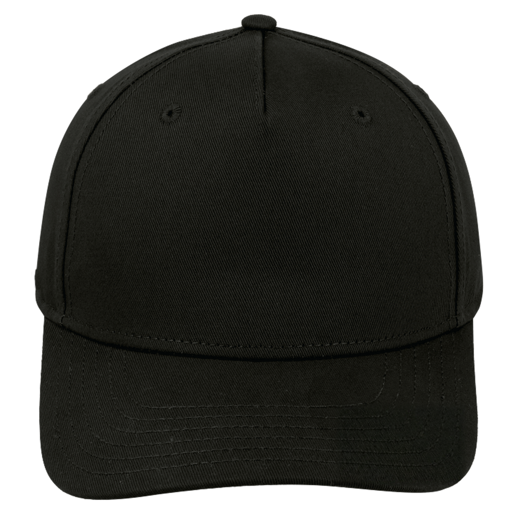 sldev43-unbranded uflex-5p-curved-peak-snapback black front_image