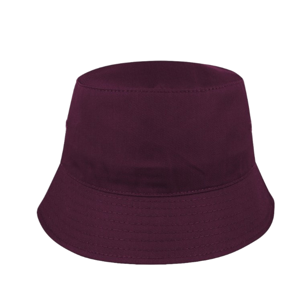 unbranded sa-bucket-hat burgundy back_image