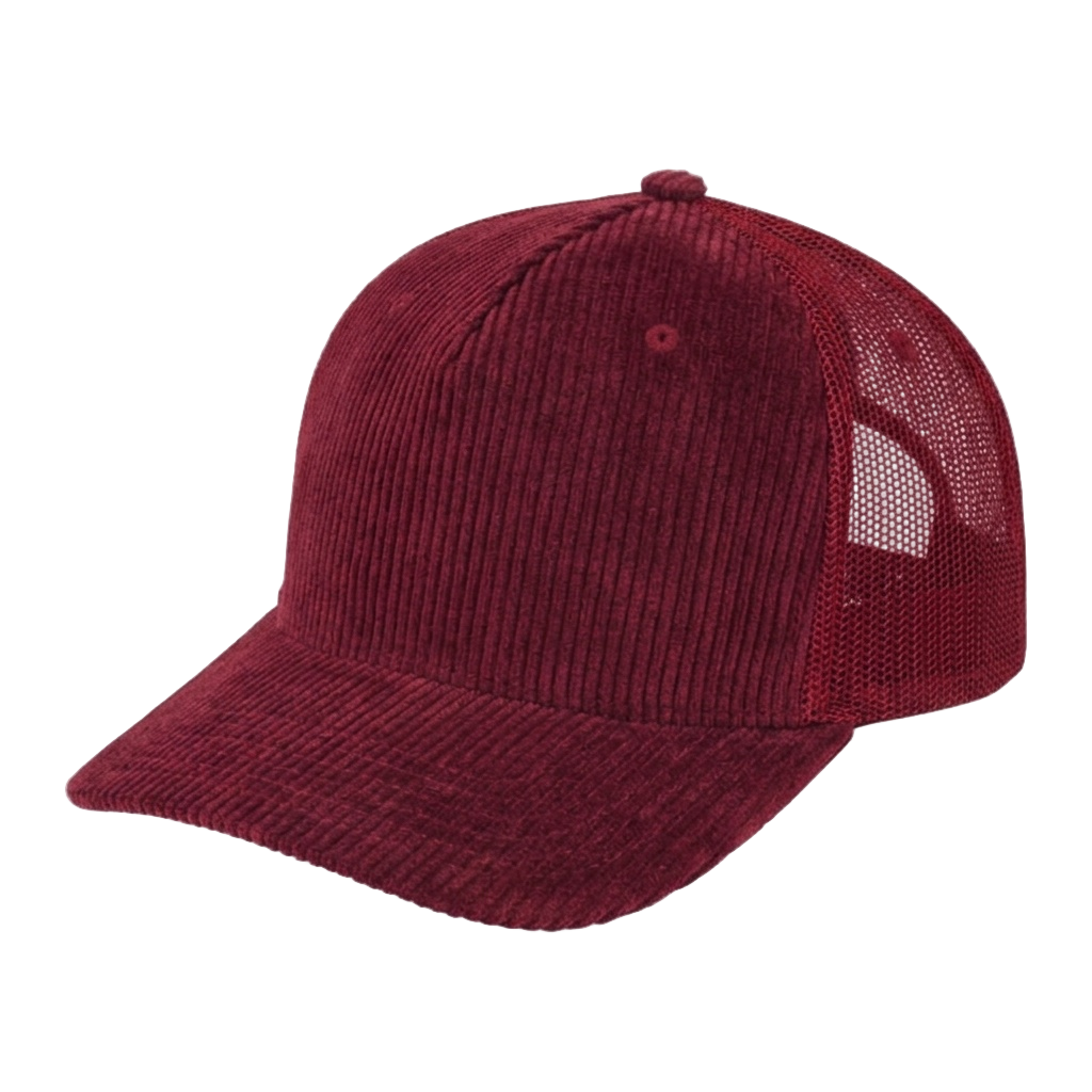 Burgundy three-quarter