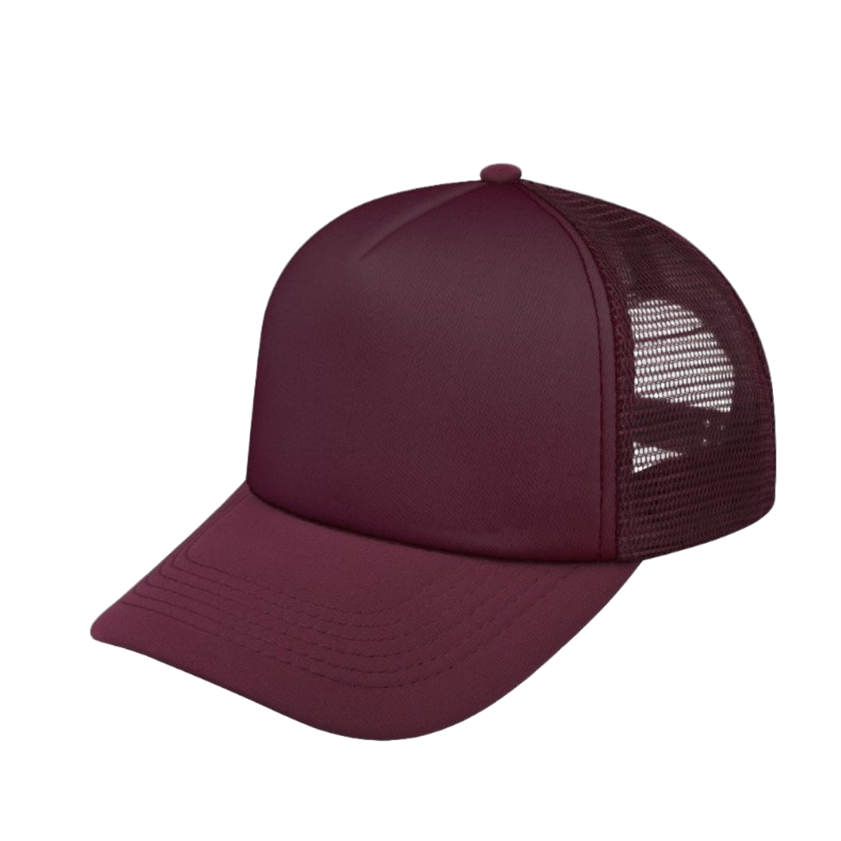Burgundy/Burg three-quarter