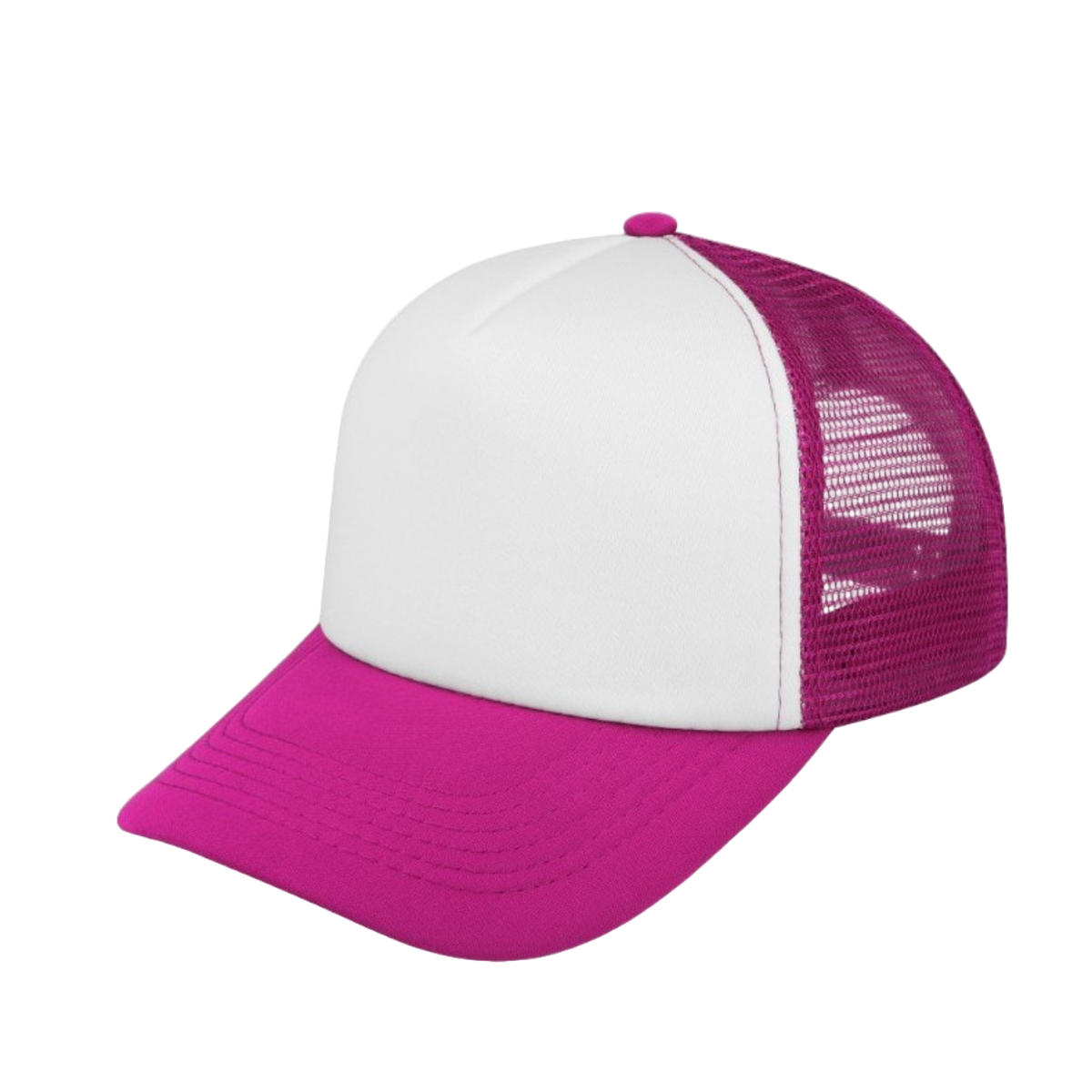 Cerise/White three-quarter
