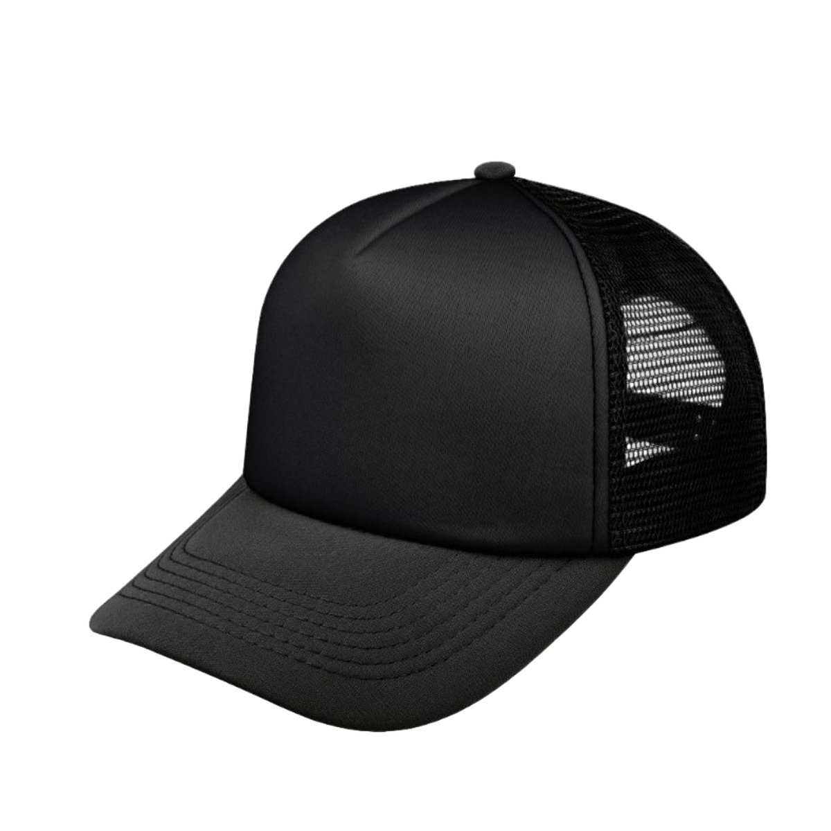Black/Black three-quarter