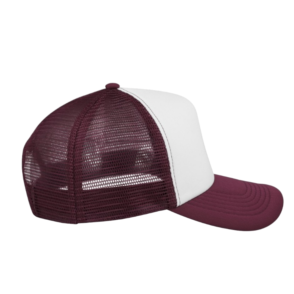 Burgundy/White right
