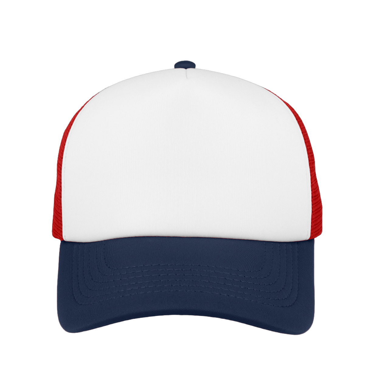 Navy/Red front