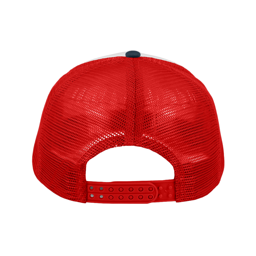 Navy/Red back