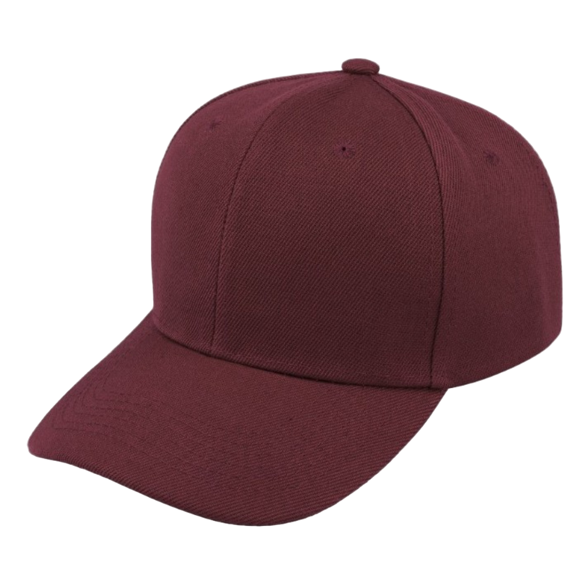 Burgundy three-quarter