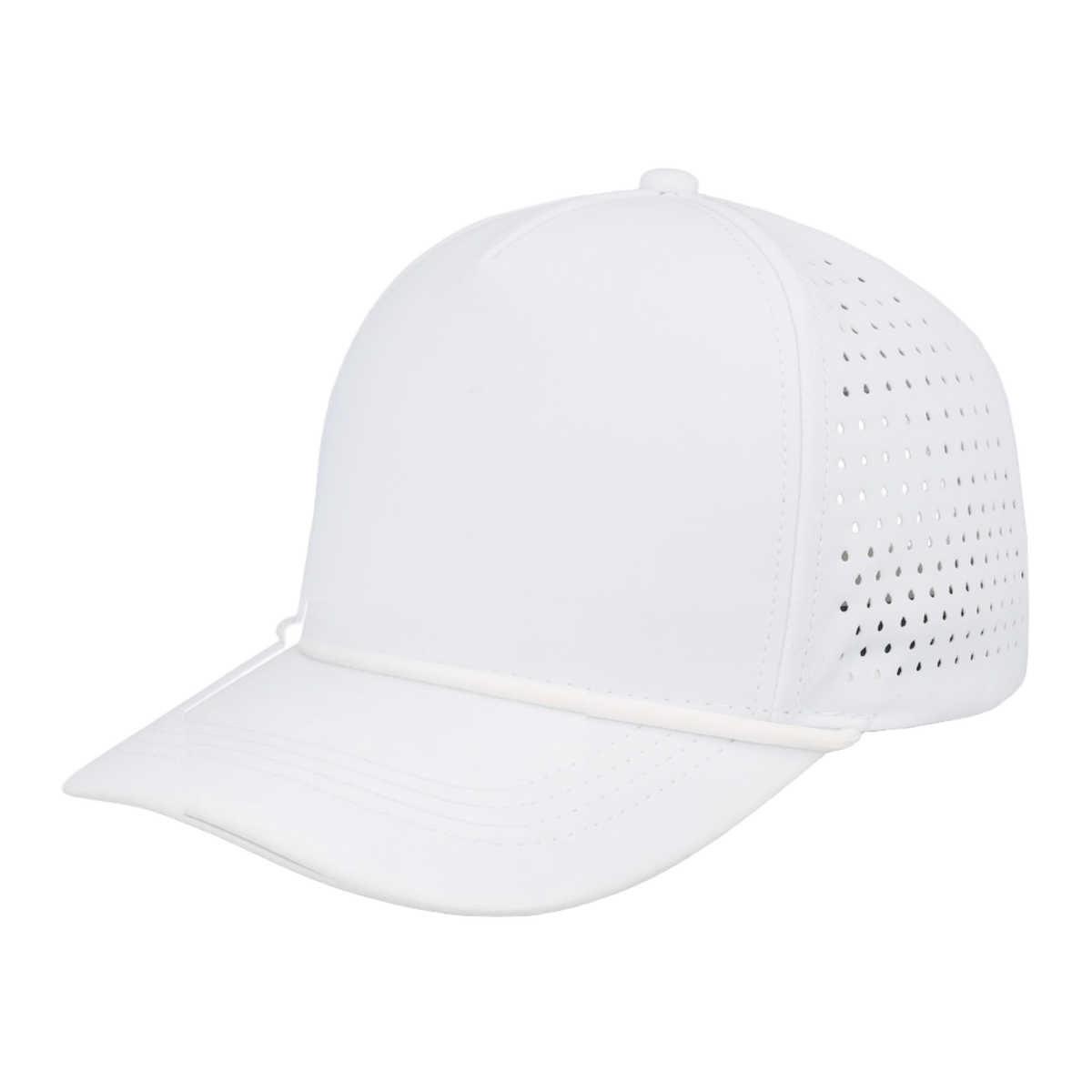 White three-quarter