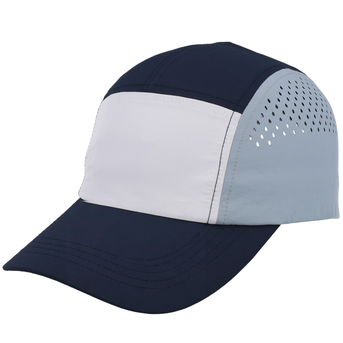 Navy/Sky Grey/White three-quarter