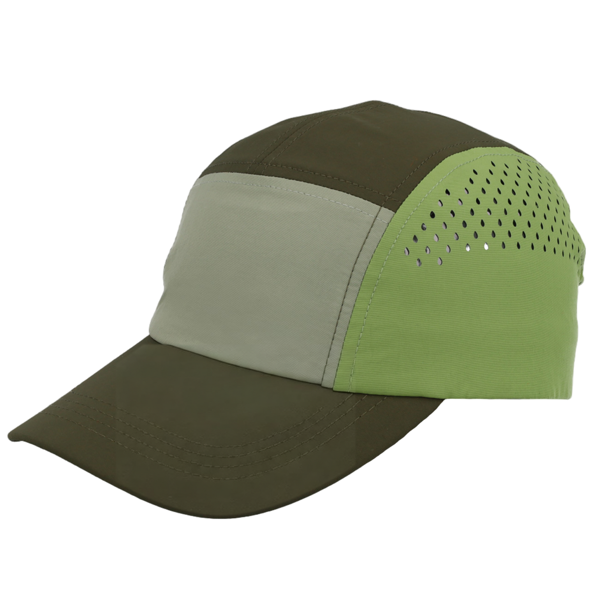 Olive/Green/Olive three-quarter