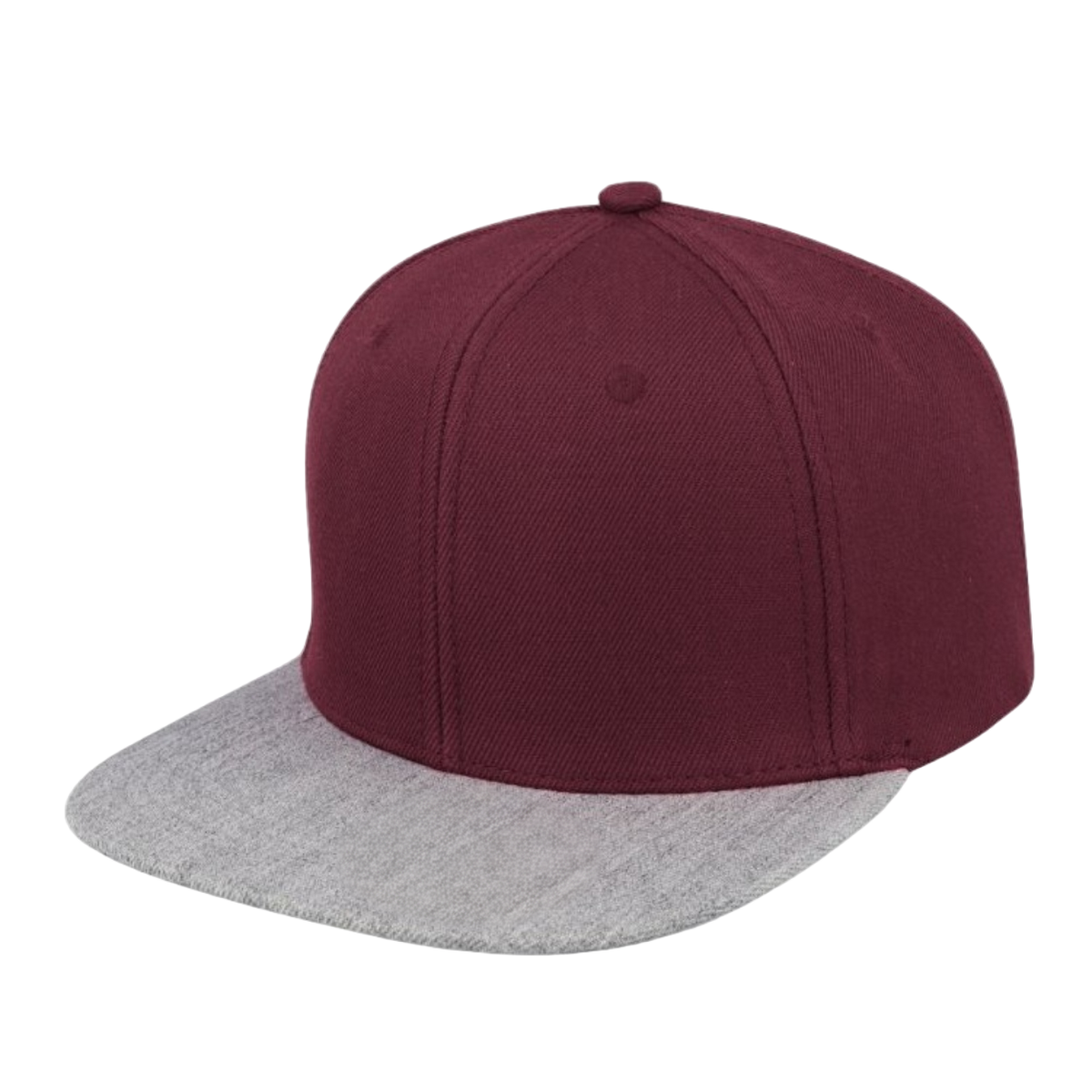 Burgundy/Grey three-quarter