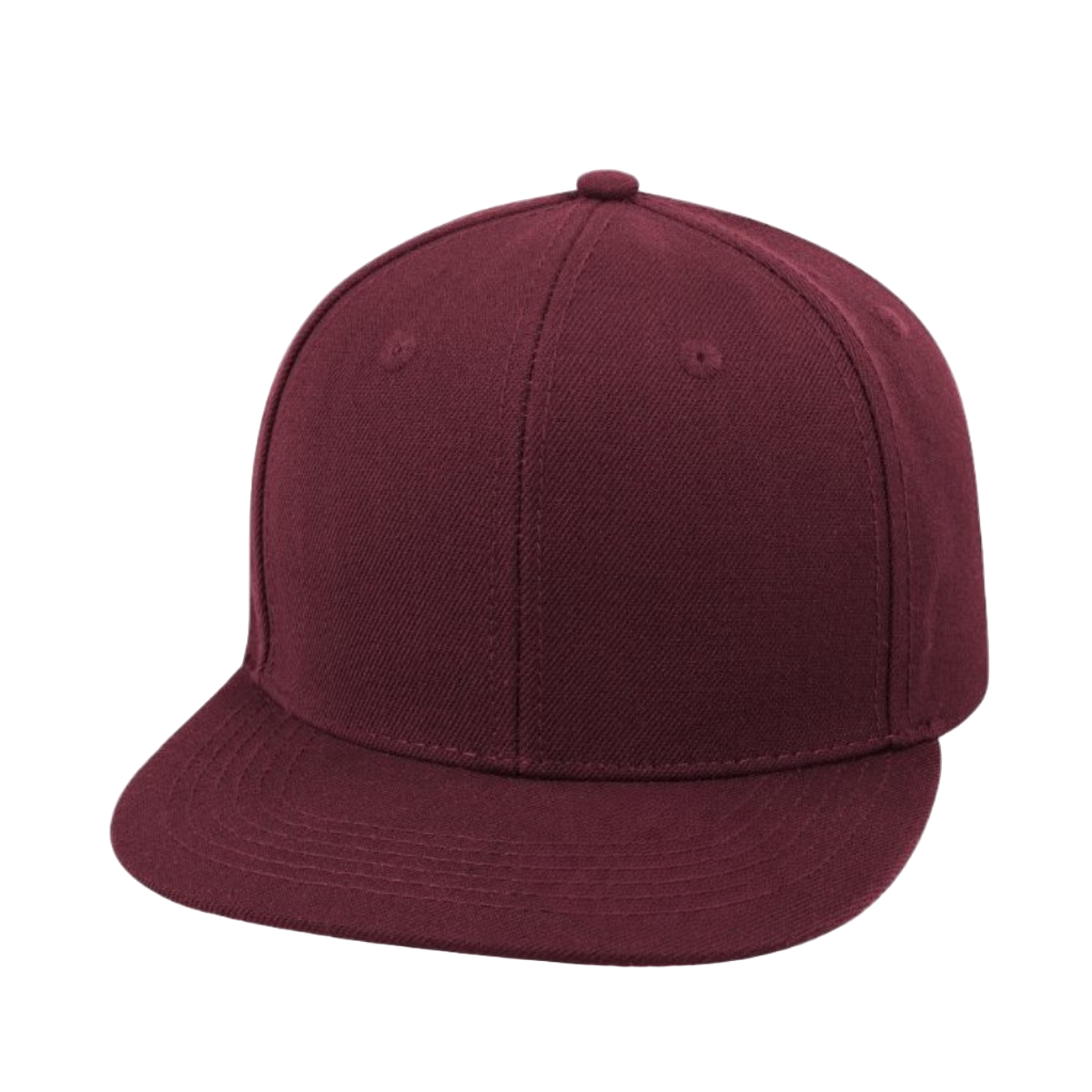 Burgundy/Burgundy three-quarter