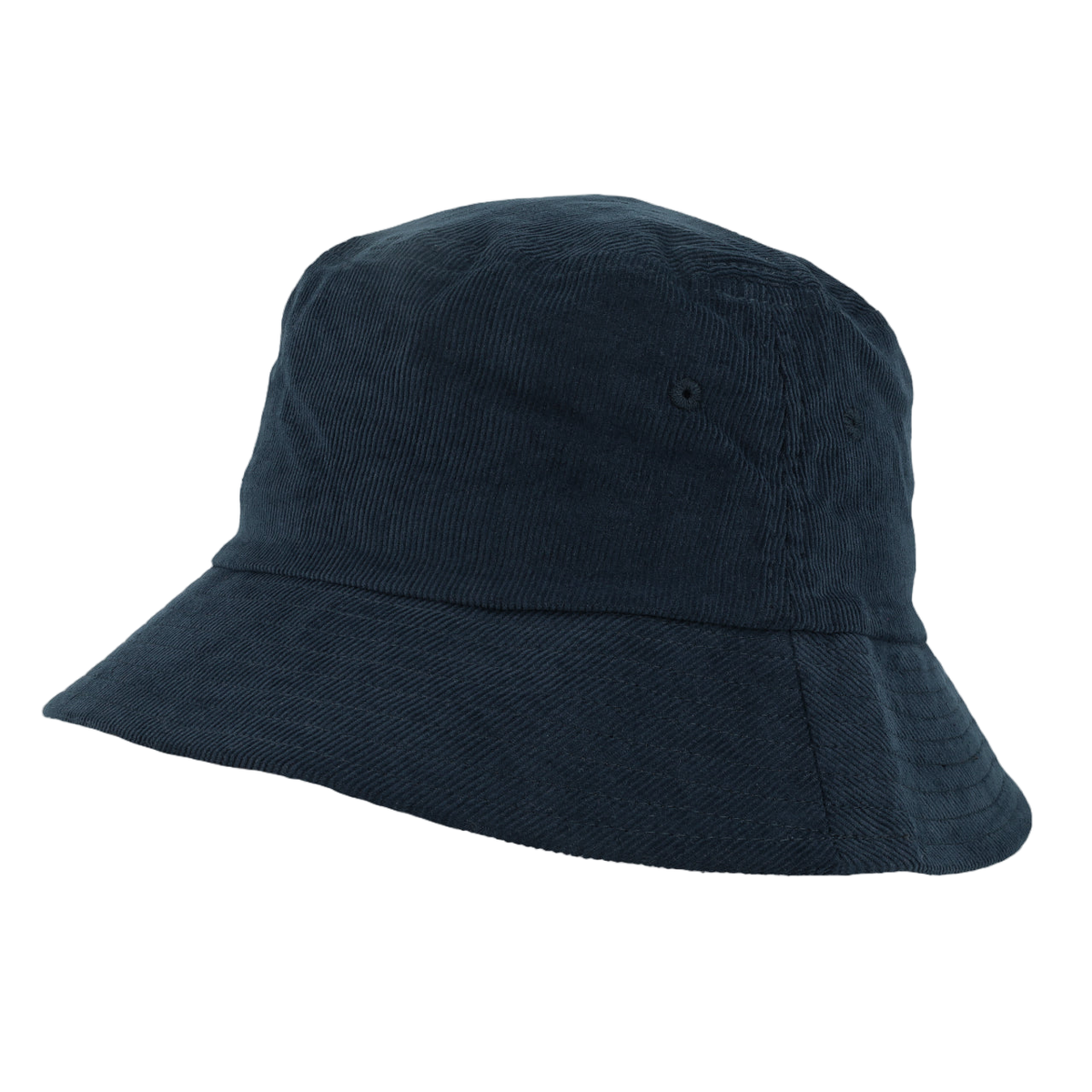 main corduroy-bucket-hat navy-58cm three-quarter