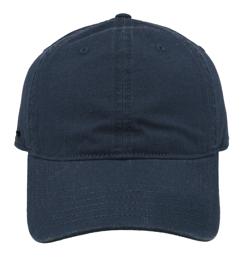 sldev43-unbranded washed-light-canvas-dad-6p-cap navy front_image