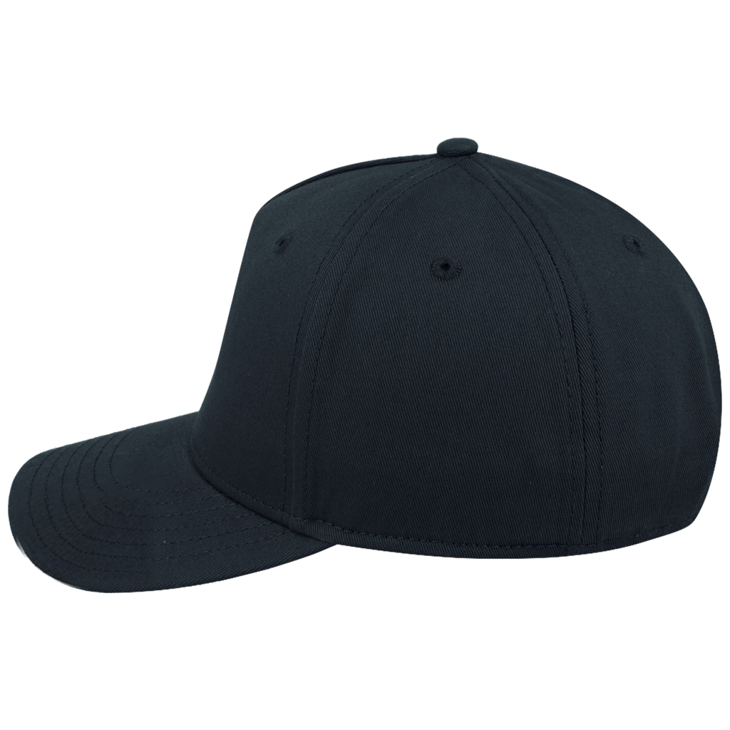 sldev43-unbranded uflex-5p-curved-peak-snapback navy left_image