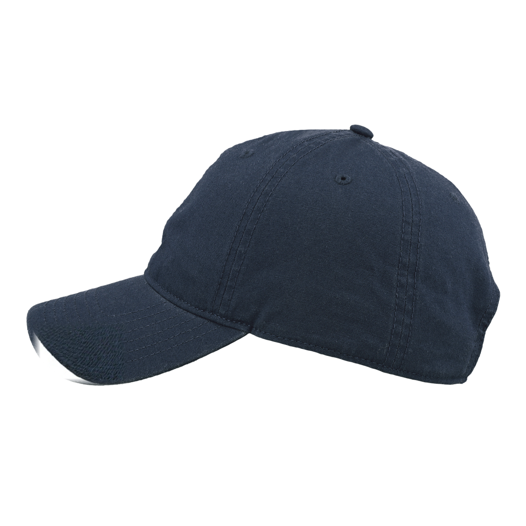 sldev43-unbranded washed-light-canvas-dad-6p-cap navy left_image
