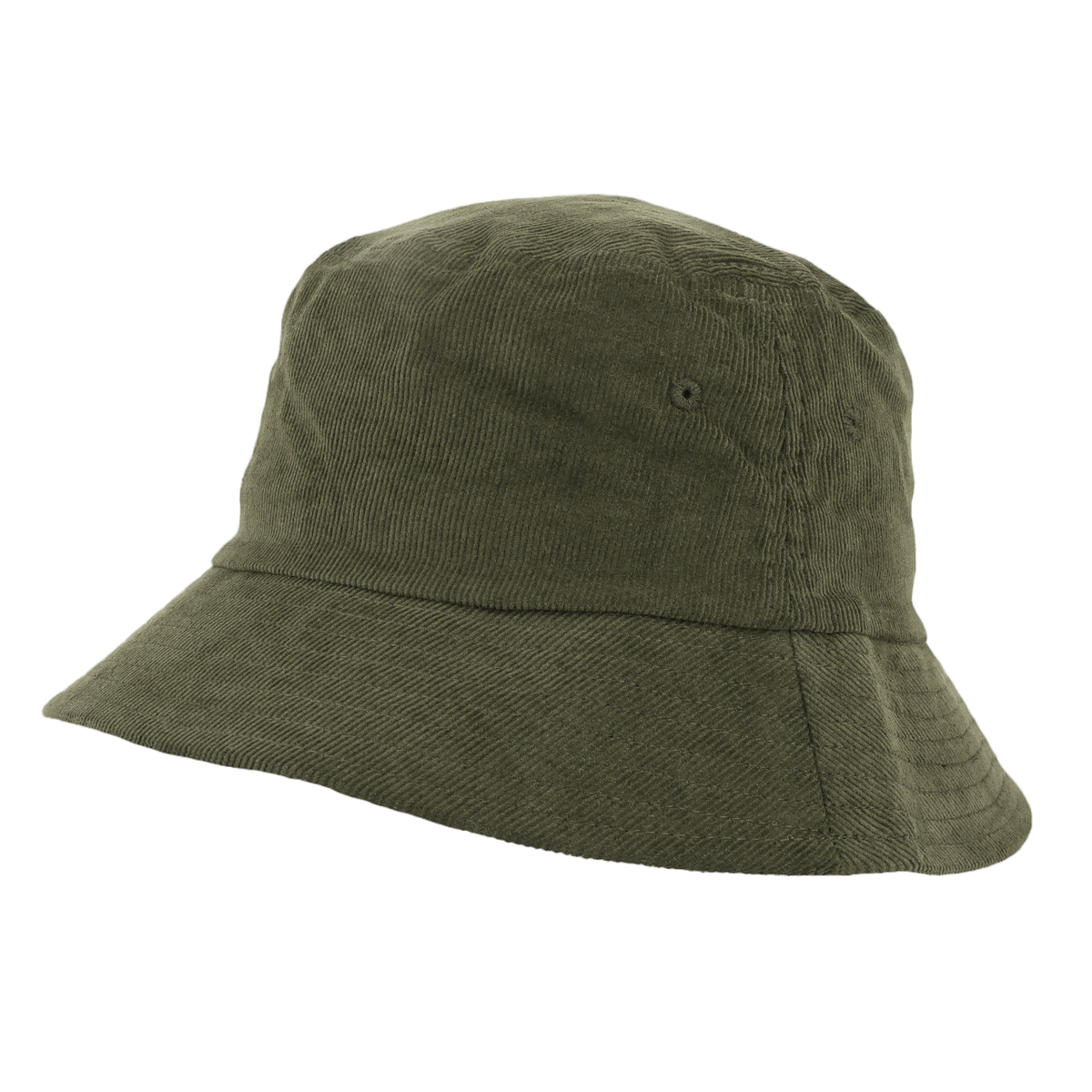 main corduroy-bucket-hat olive-58cm three-quarter