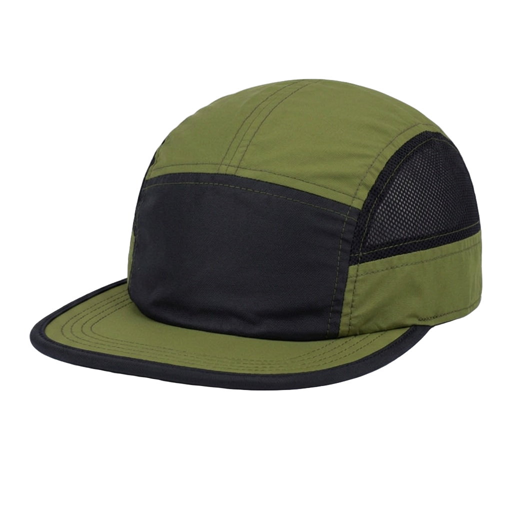 unbranded uflex-6-panel-active-cap olive-black main three-quarter