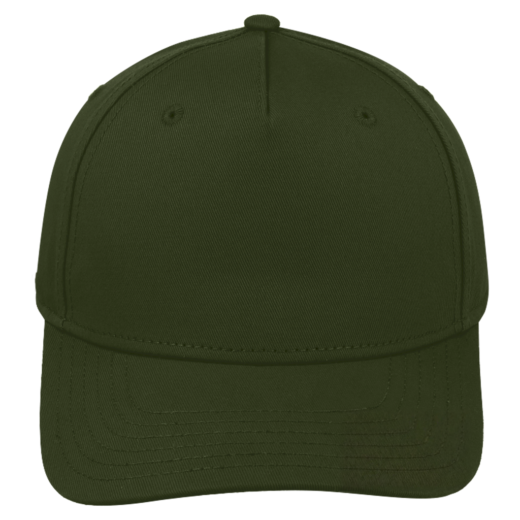 sldev43-unbranded uflex-5p-curved-peak-snapback olive front_image