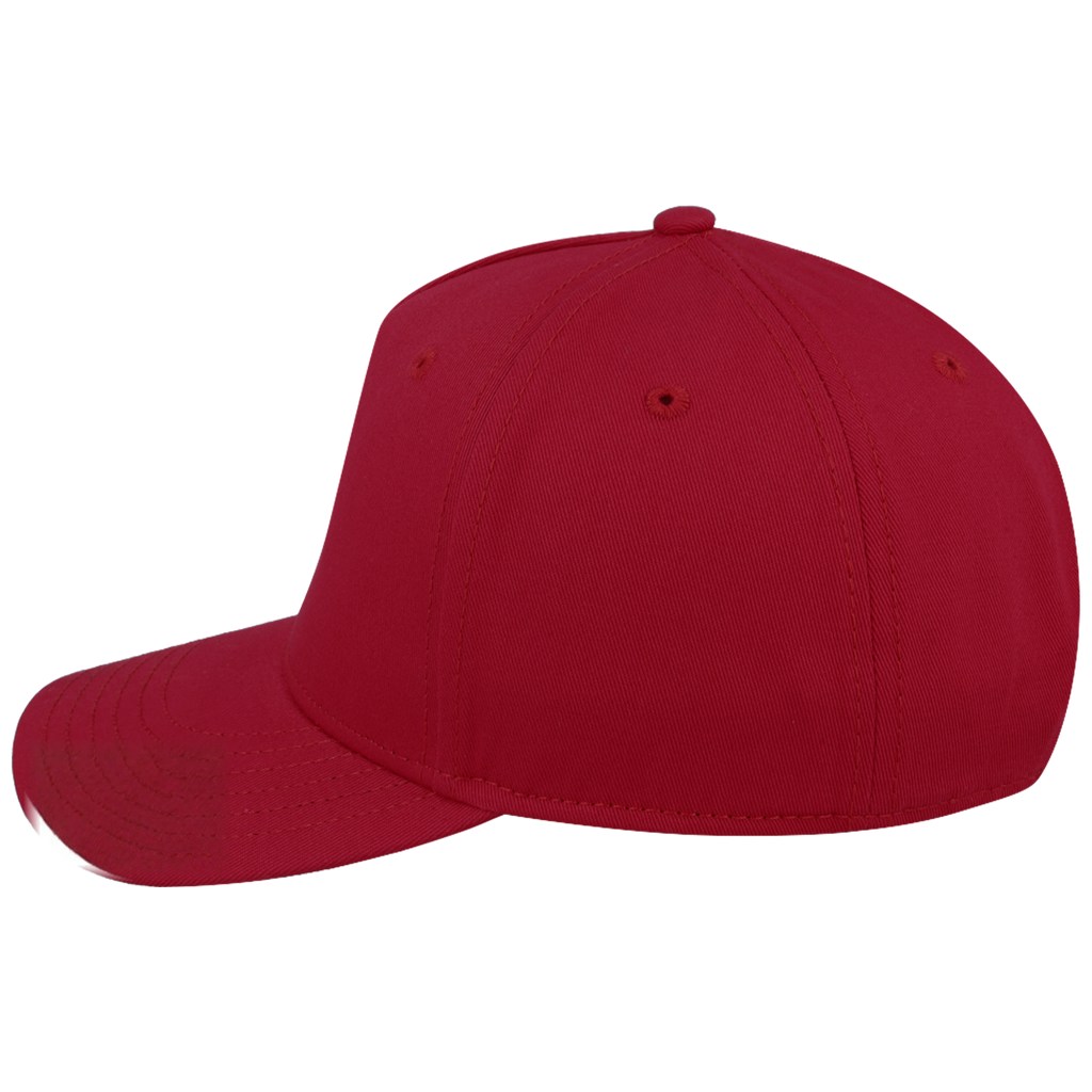 sldev43-unbranded uflex-5p-curved-peak-snapback red left_image