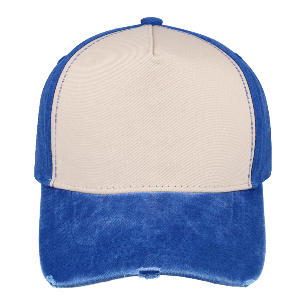 sldev43-unbranded pigment-washed-5-panel-cap royal front_image
