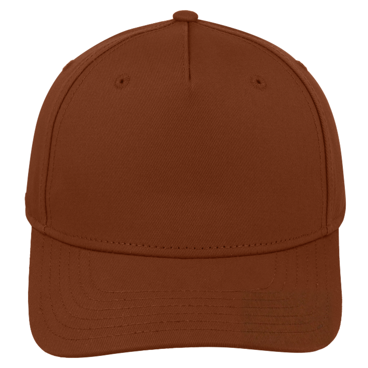 sldev43-unbranded uflex-5p-curved-peak-snapback rust front_image