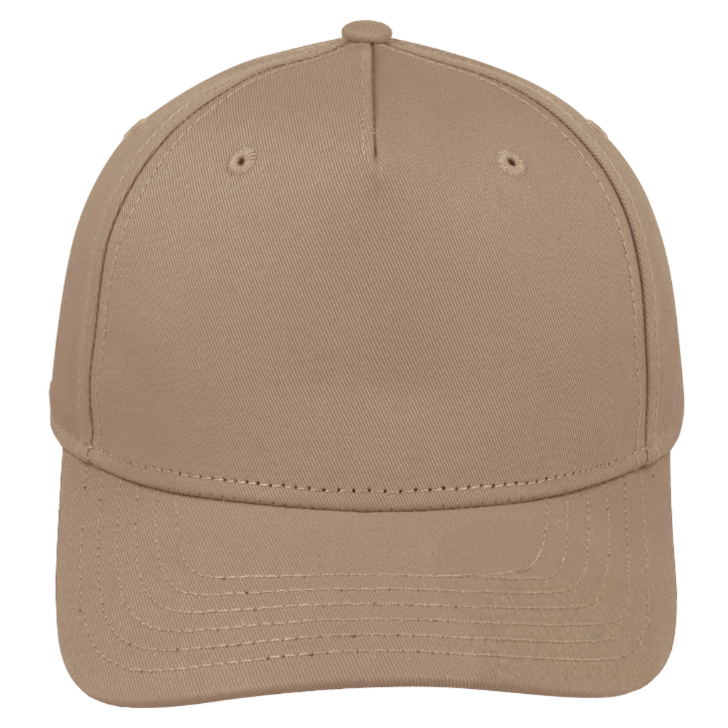 sldev43-unbranded uflex-5p-curved-peak-snapback stone front_image