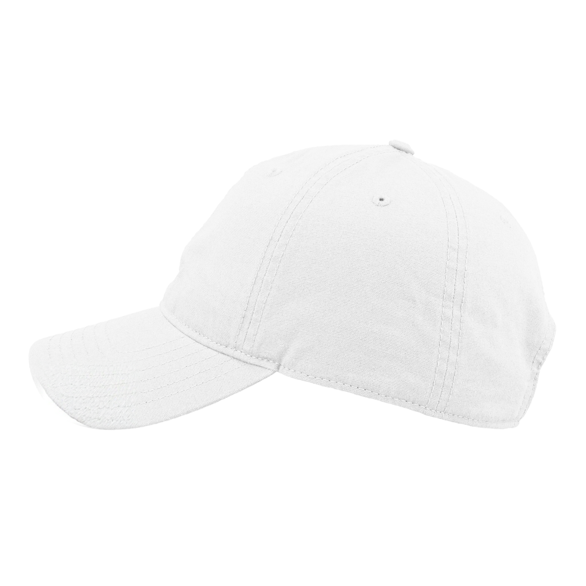 sldev43-unbranded washed-light-canvas-dad-6p-cap white left_image