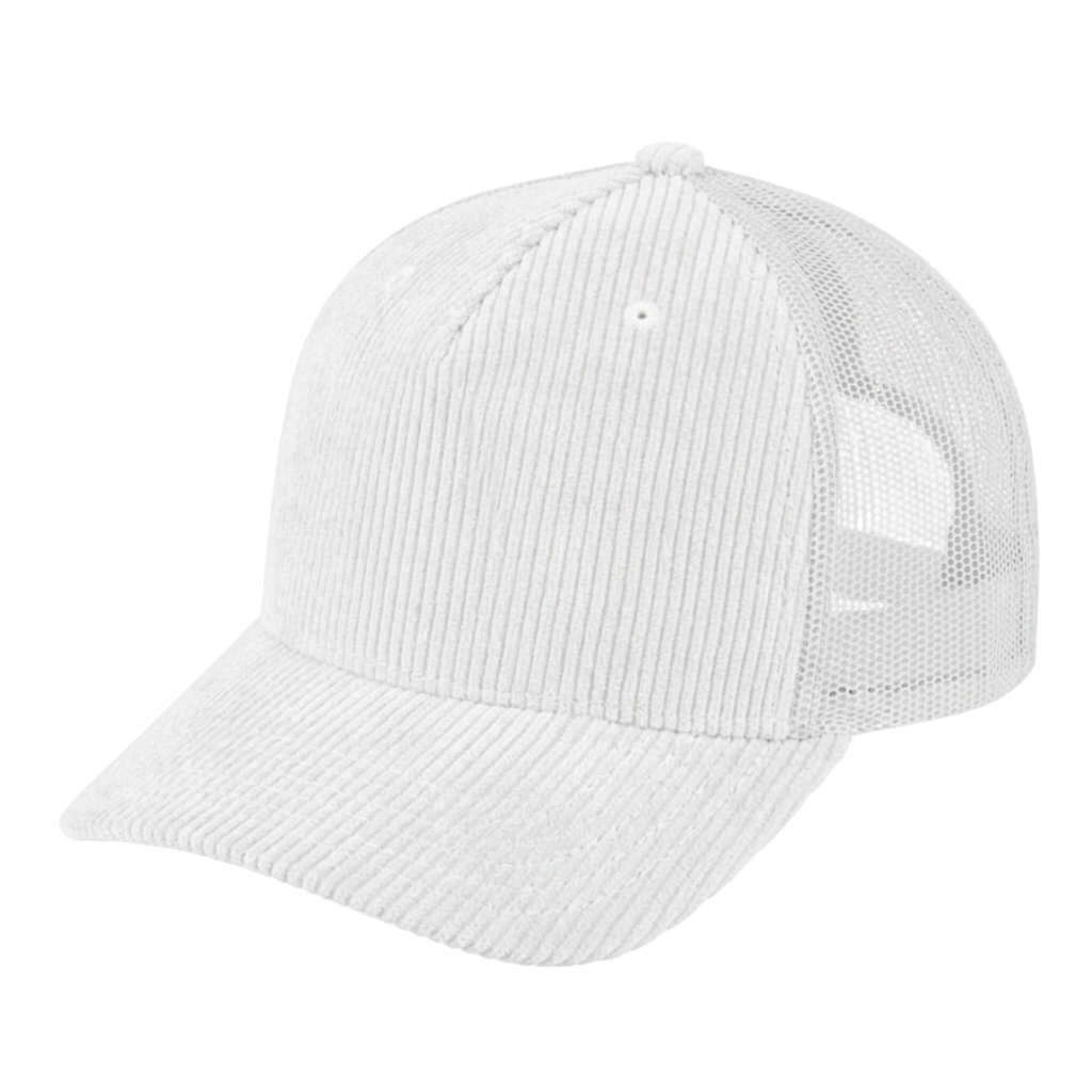 White three-quarter