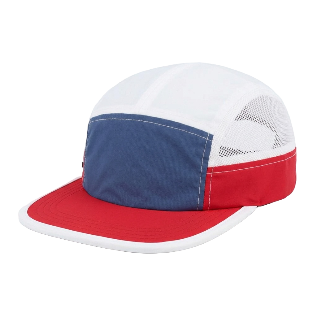 unbranded uflex-6-panel-active-cap white-red-white main three-quarter